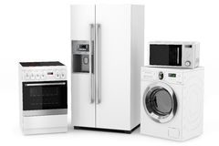 group-household-appliances-white-background-36160575